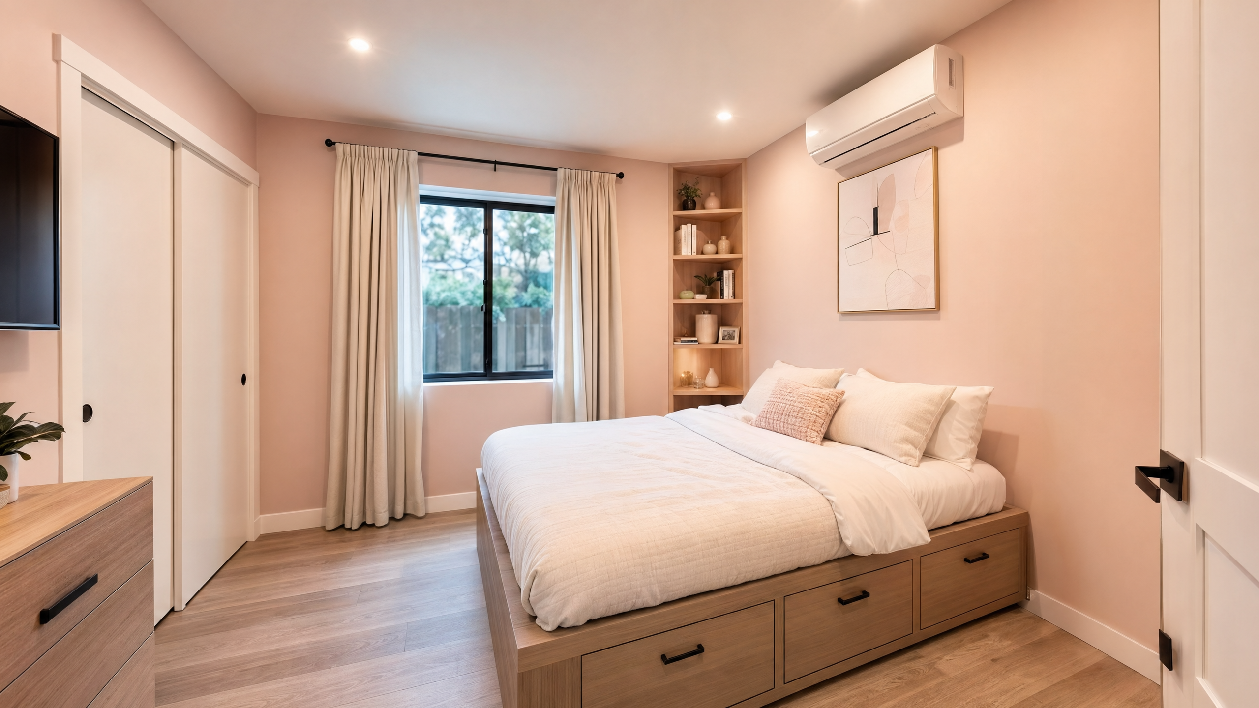 Premium ADU Bedroom with Storage